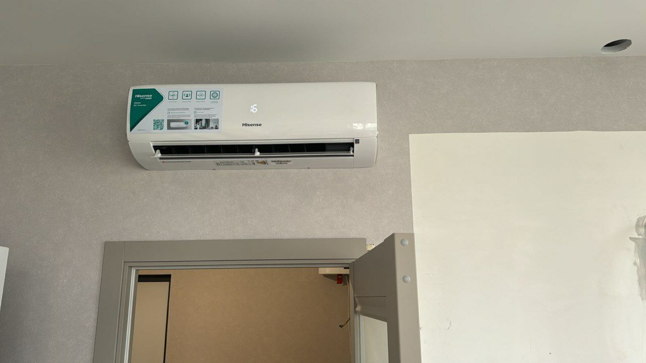 Установка кондиционера Hisense